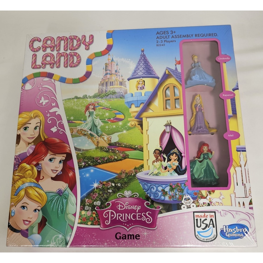 Candy Land Disney Princess‎ Edition Board Game | Preschool Games for 2-3 Players